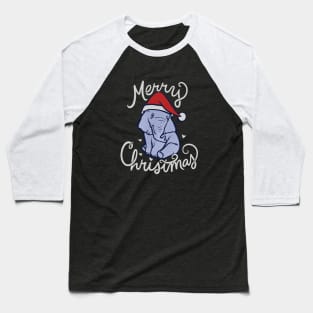 Merry Christmas Elephant Baseball T-Shirt